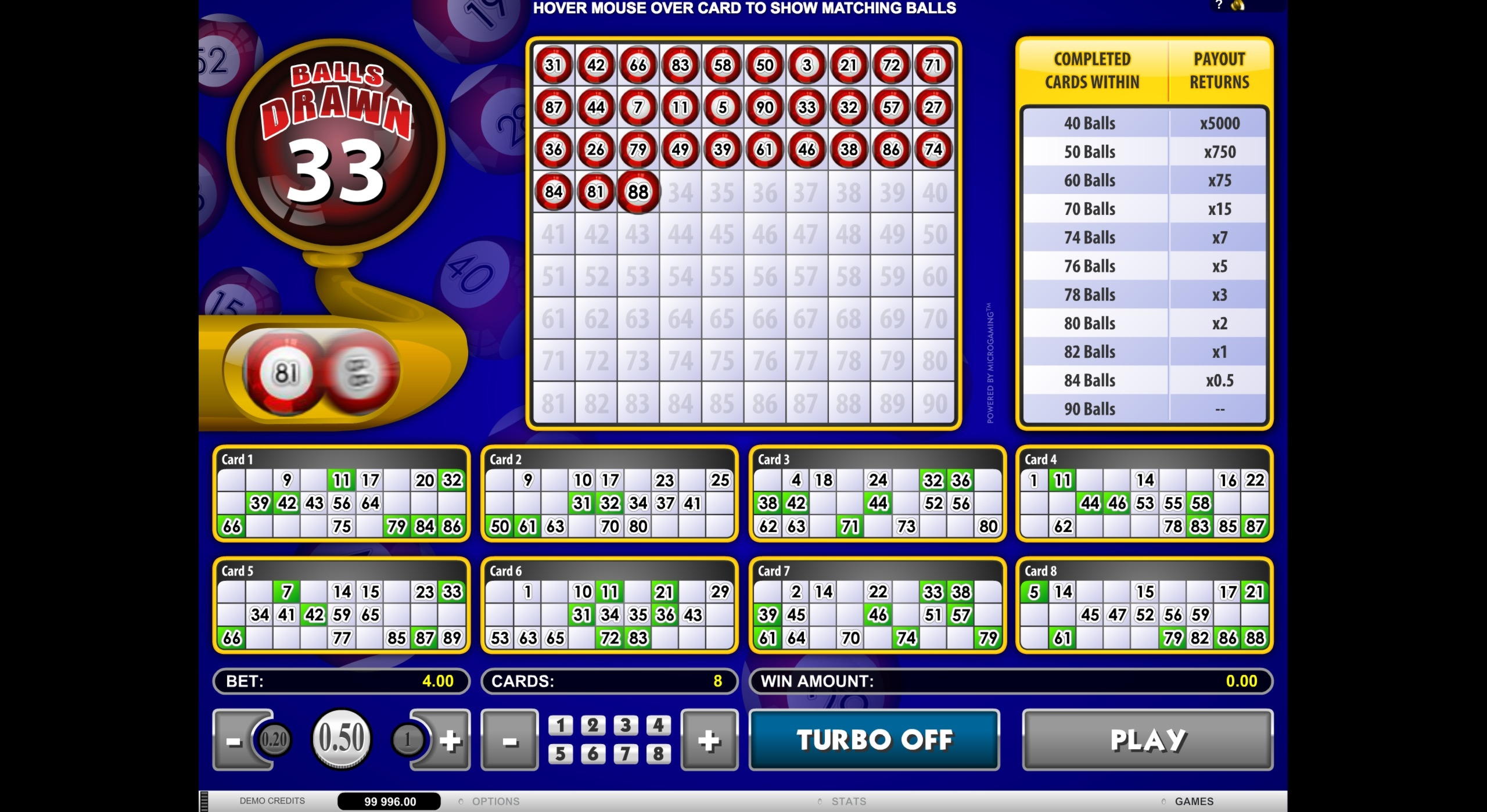 €825 Tournament at Omni Slots Casino