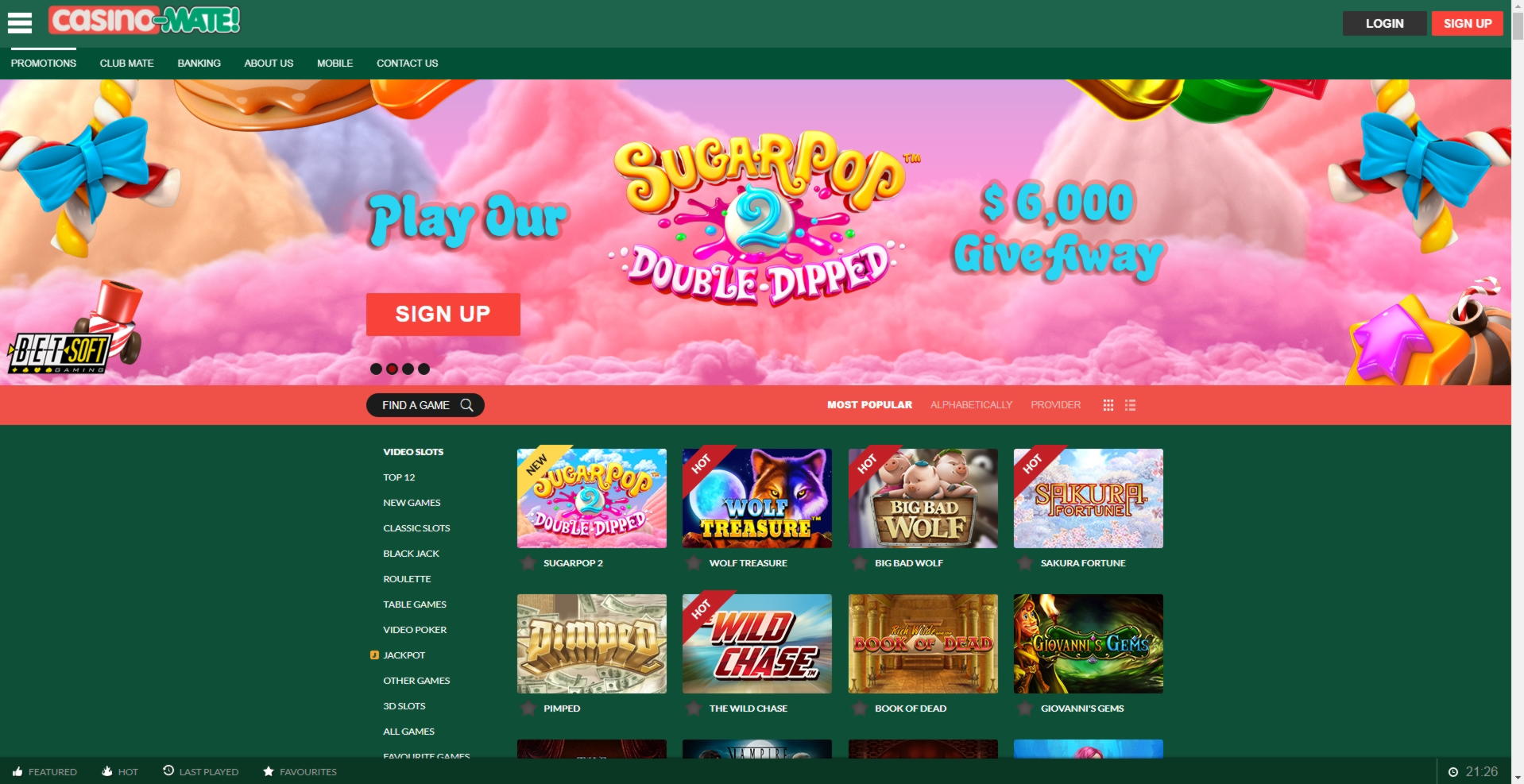 $4805 No Deposit Bonus Casino at CoolCat Casino