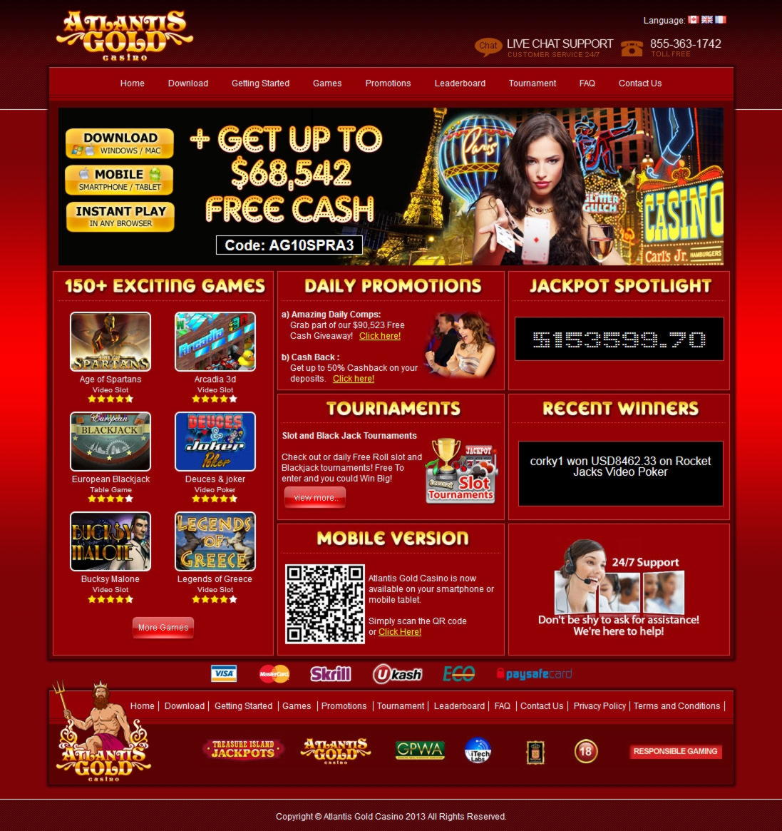 €115 No Deposit Bonus at BoVegas Casino