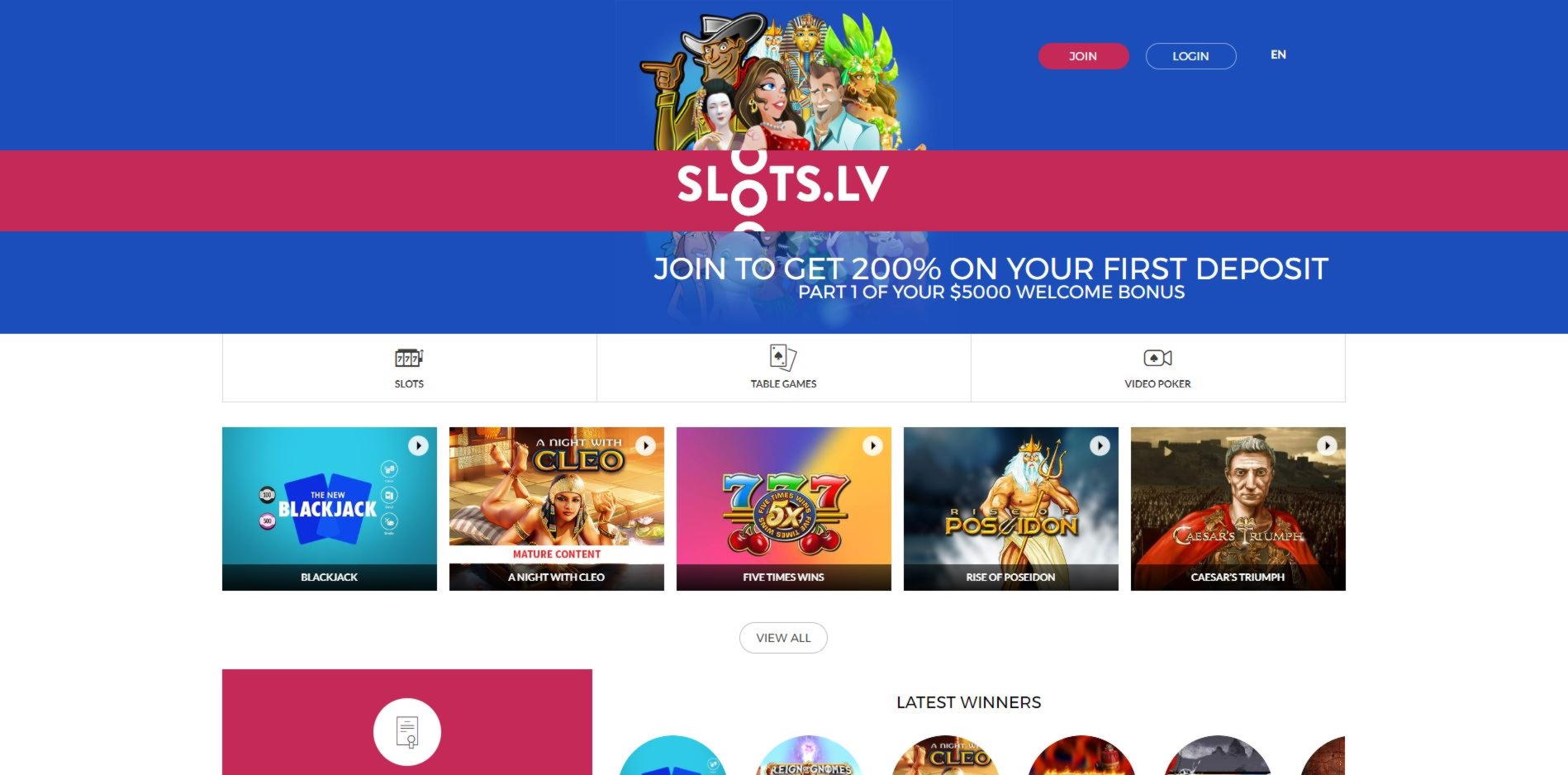$445 Free casino chip at The Best Casino 