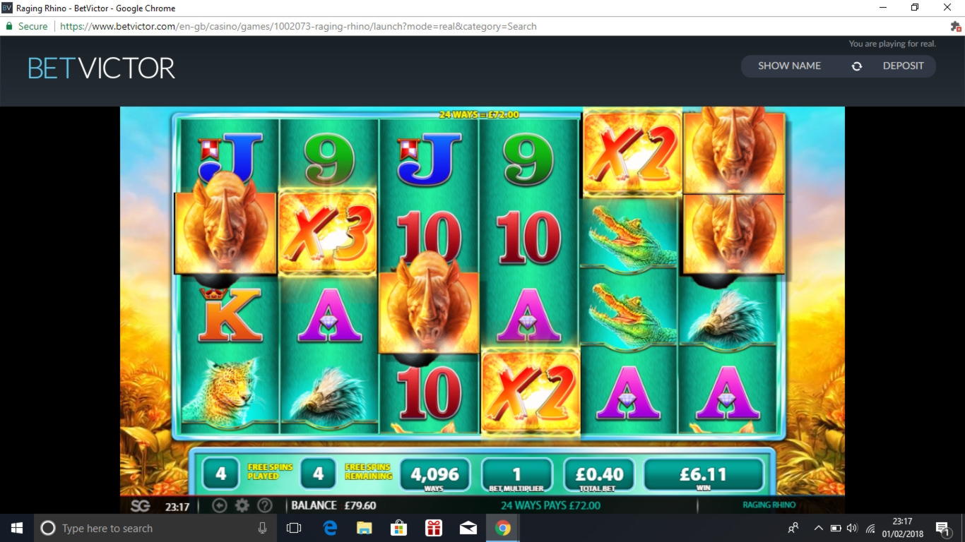 40% Casino match bonus at Golden Lion Casino