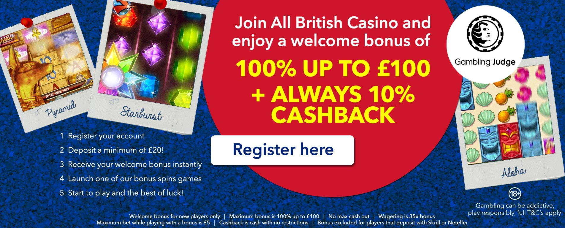 265 Free Spins at The Best Casino 