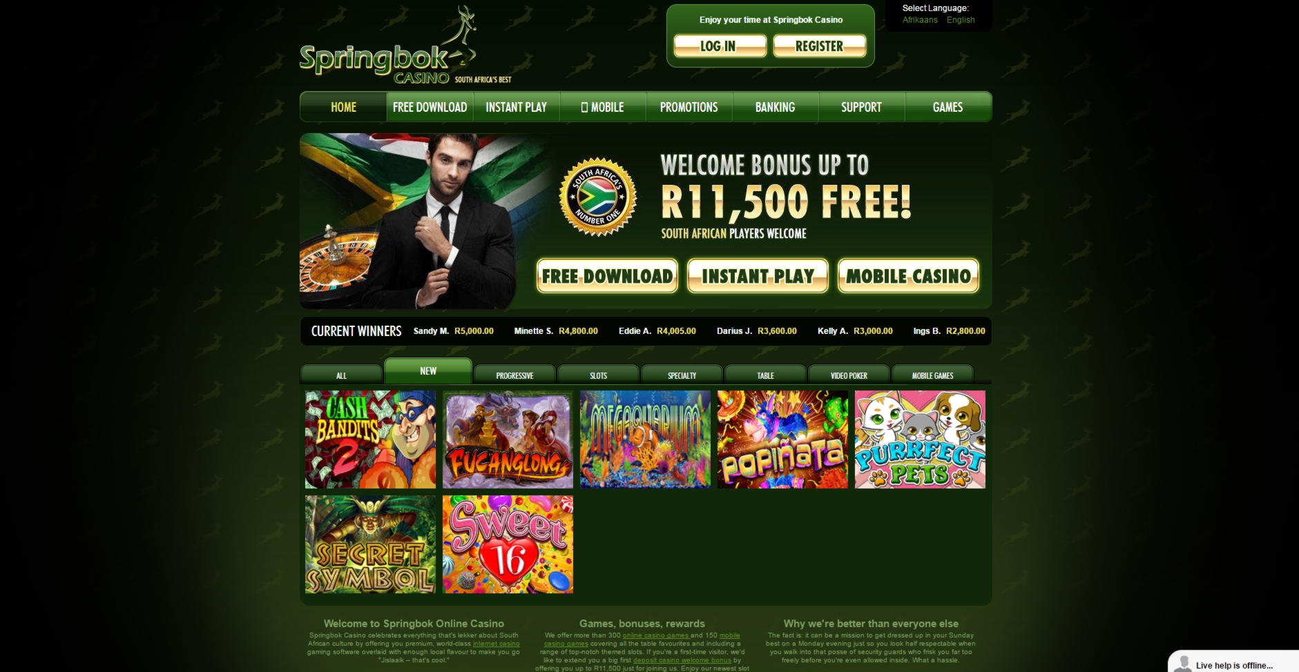 £665 Free Cash at Eclipse Casino