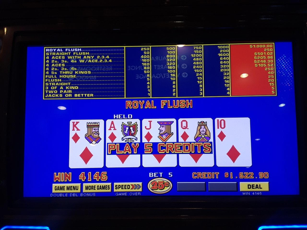 €700 casino chip at Slots Of Dubai Casino