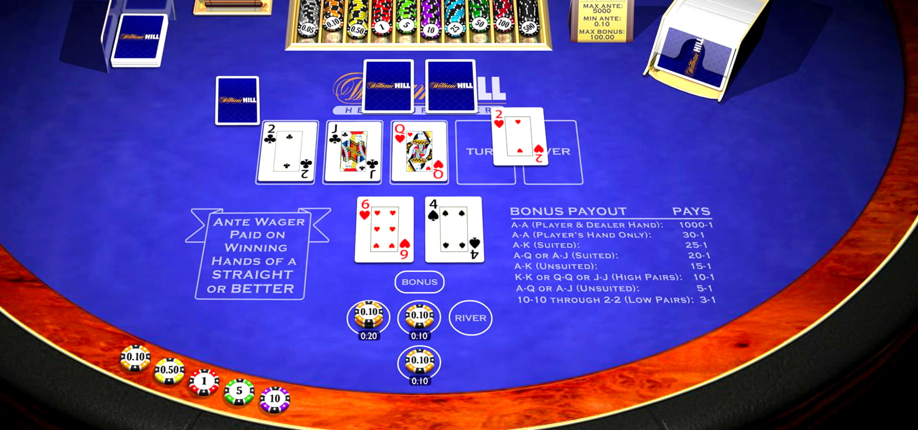 $395 casino chip at BoVegas Casino