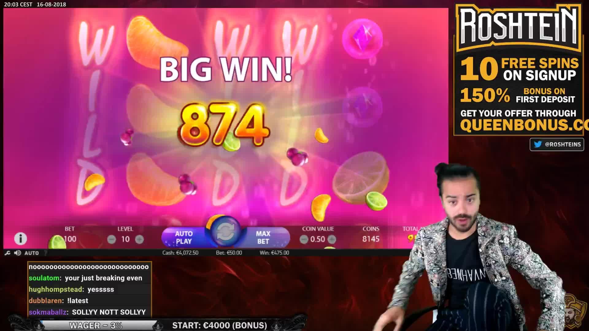 730% Match bonus at Golden Lion Casino
