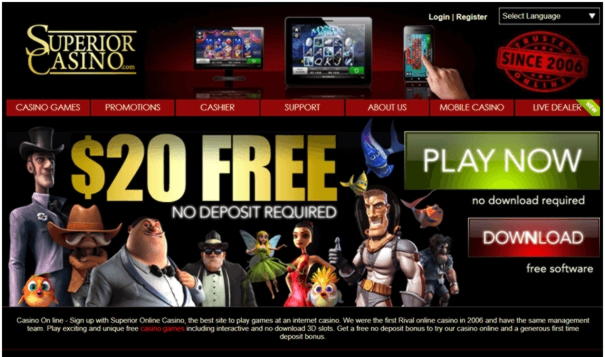 690% Match bonus at Joe Fortune Casino
