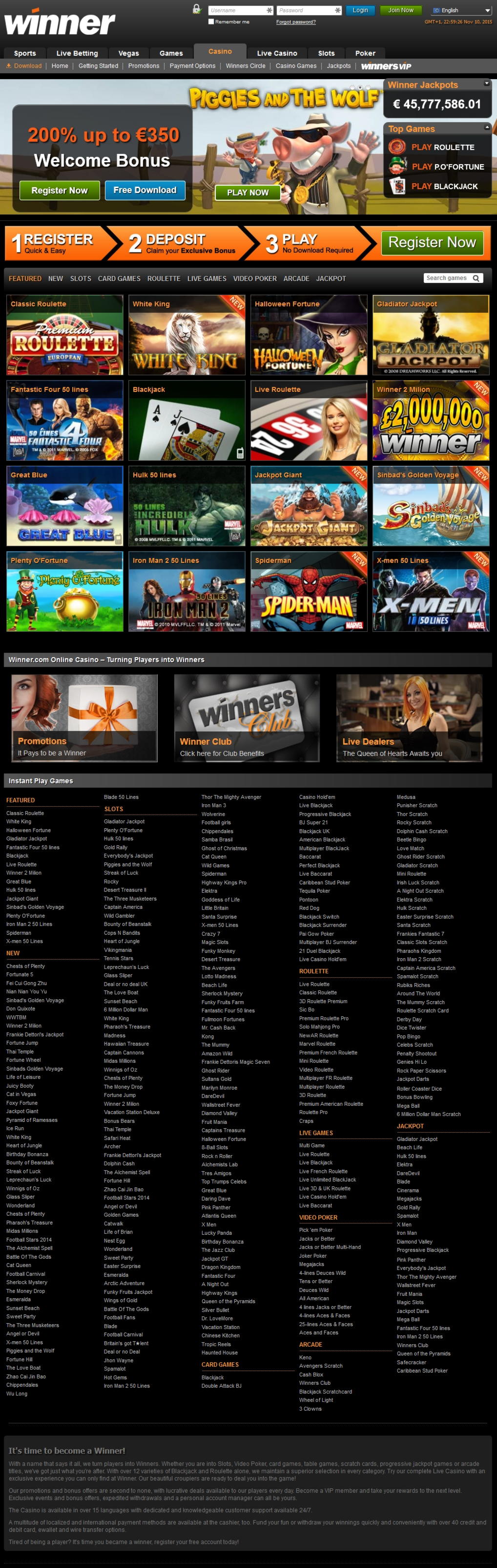 505% Best Signup Bonus Casino at Emu Casino