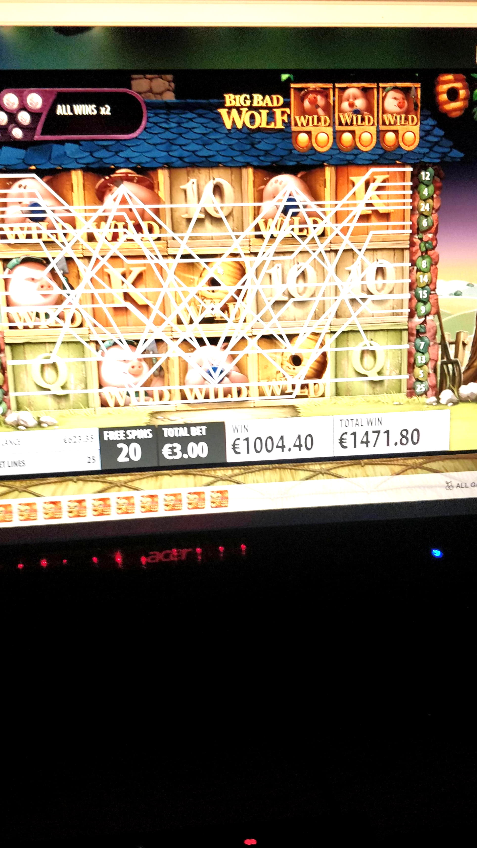275% casino match bonus at Eclipse Casino