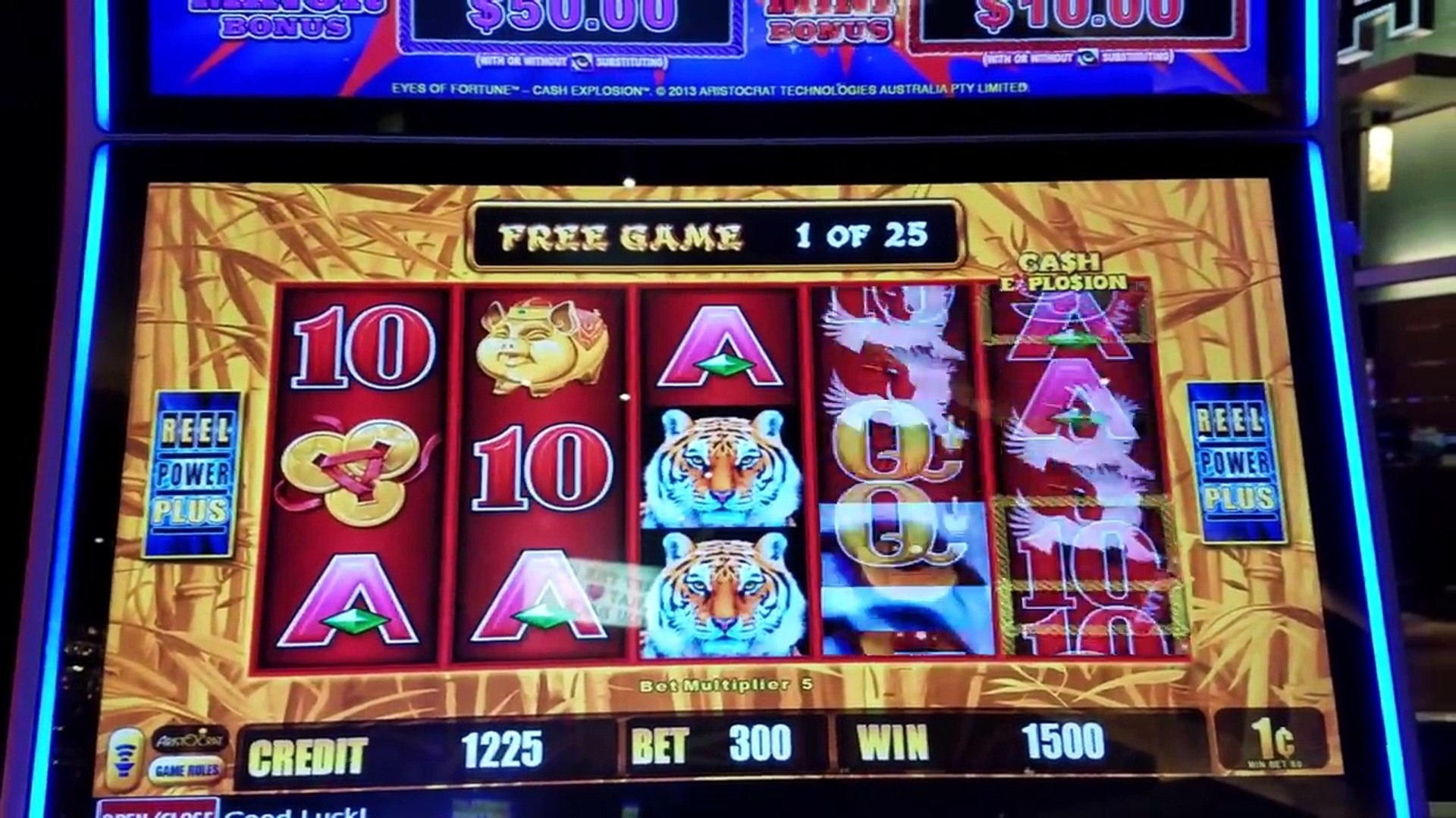 265 free spins at Uptown Pokies Casino