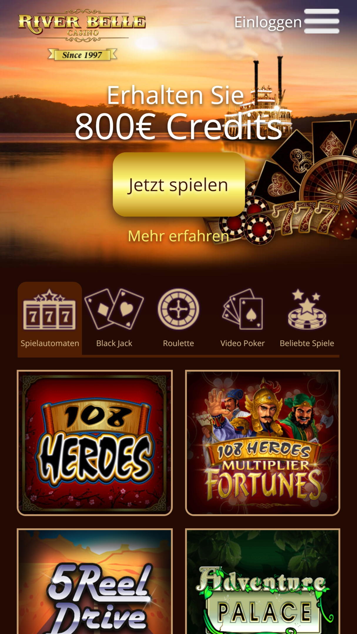 150% Casino Welcome Bonus at The Best Casino 