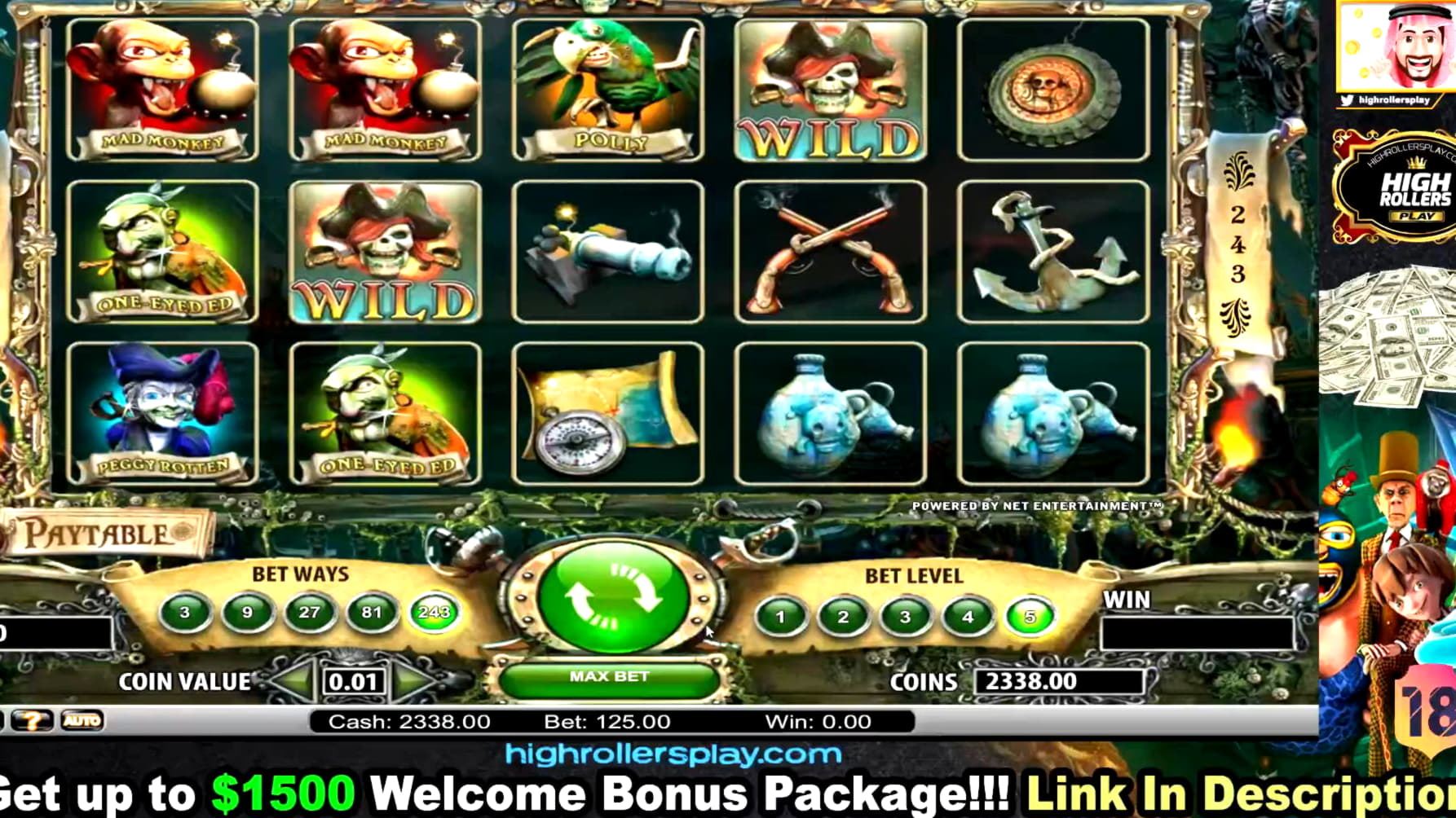 Eur 3035 No deposit at 24 VIP Casino