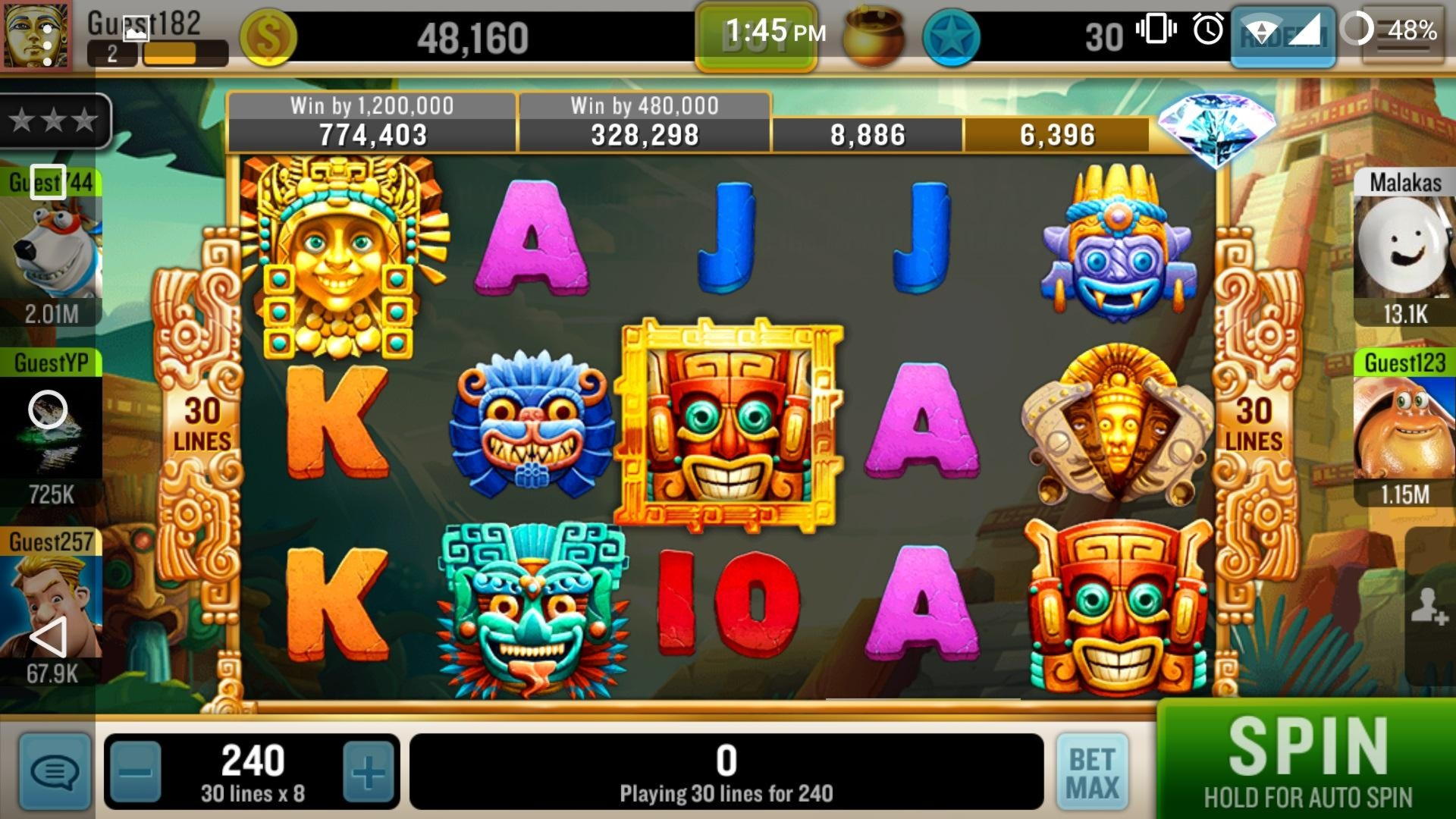€110 Daily freeroll slot tournament at All Slots Casino