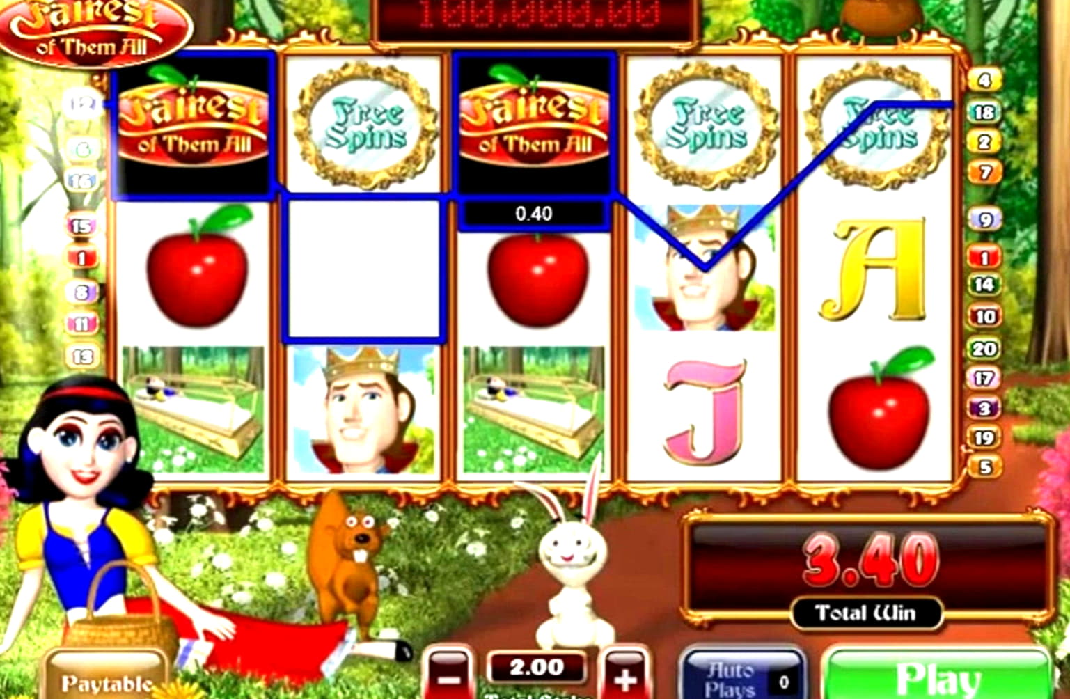 95 Free spins no deposit at Two-Up Casino
