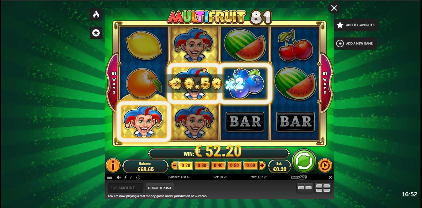 55 Free spins casino at Emu Casino