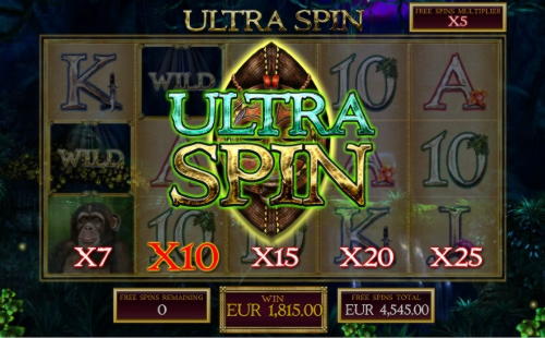 290 Free spins no deposit casino at Royal Vegas Casino