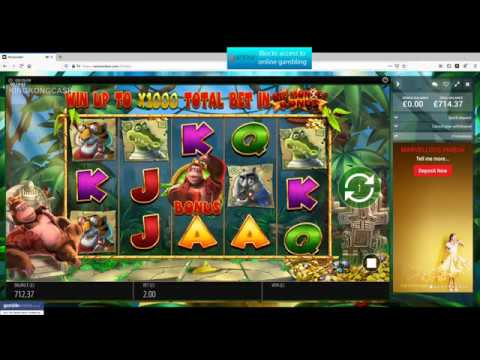 £1,000 Start. £1-£4 Stake Australian Casino Bonus Hunt featuring kong , millionaire , reactoonz , volume of dead