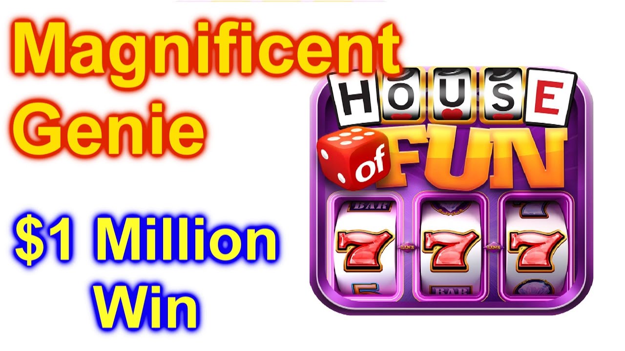 HOUSE OF FUN Online Casino Australian Slots Game How To Play "Magnificent Genie" Cell Phone  Million Win