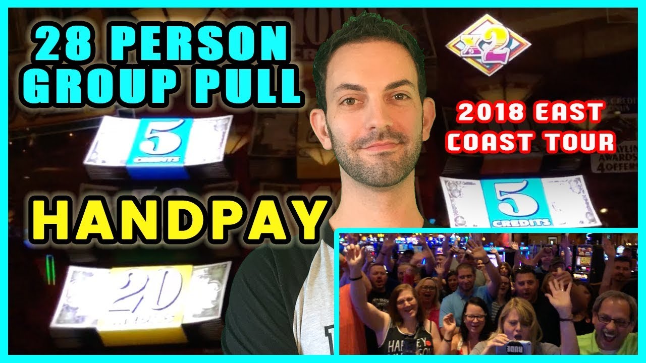 ?28 Person HIGH LIMIT ➡/SPIN⬅ Group Slot Pull ? Four Winds Australian Casino??EAST COAST TOUR ✦ BCSlots
