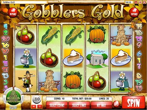 Gobblers Gold Main Game | Gobblers Gold | 5 Reel Online Casino Australian Video Slots | Online Casino Australian Slot Games | Online Online Casino Australian | USA Online Casino Australian Games Online