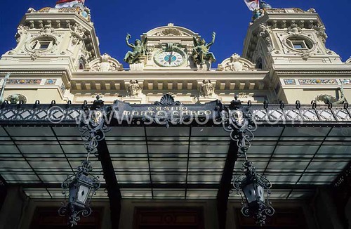 Monaco. entrance of Monte Carlo casino     Monaco     entree du casino, casino de Monte Carlo     Monaco   R20102/    L930525  /  P103216