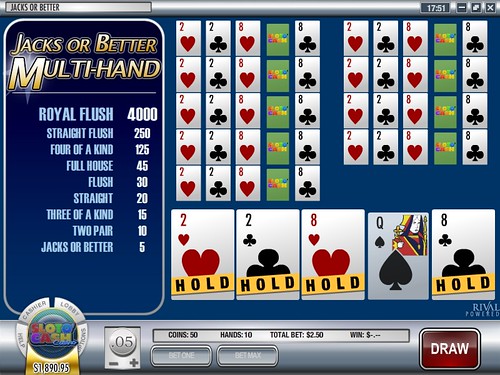 10 Jacks or Better Video Poker- competition Gaming Australian Casino Games