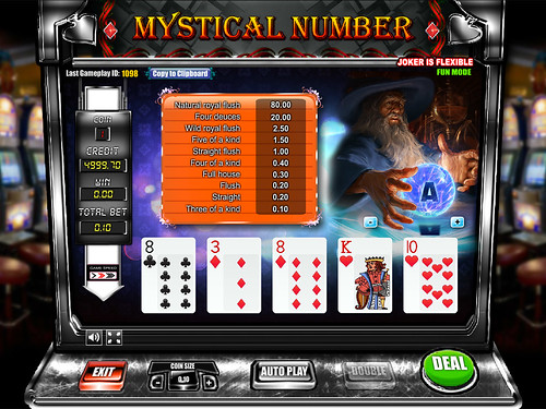 Mystical Number Video Poker