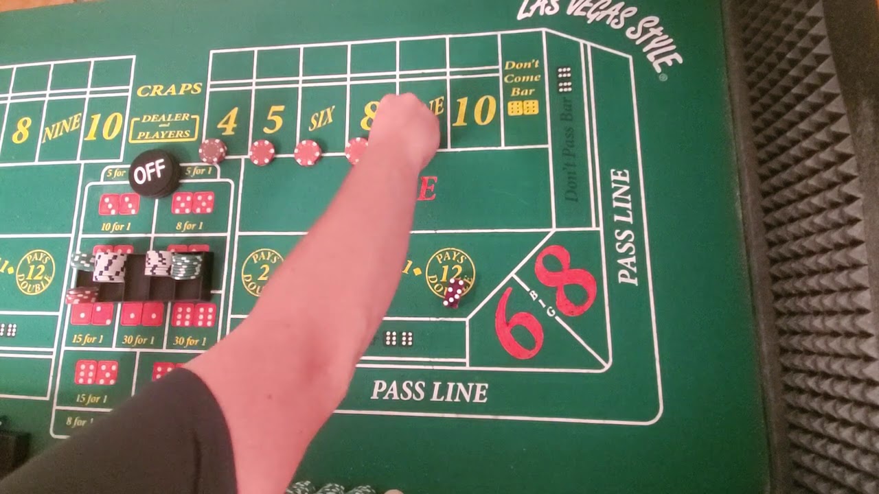 Craps game play. Why you should be using the half press.