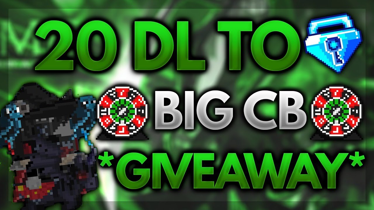 20 DL TO BİG CB ?Intergalactic Giveaway!? – Growtopia Online Casino Australian