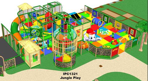 IPC1321 Jungle Themed Indoor Playground