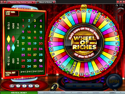 Platinum Play Casino Wheel of Riches