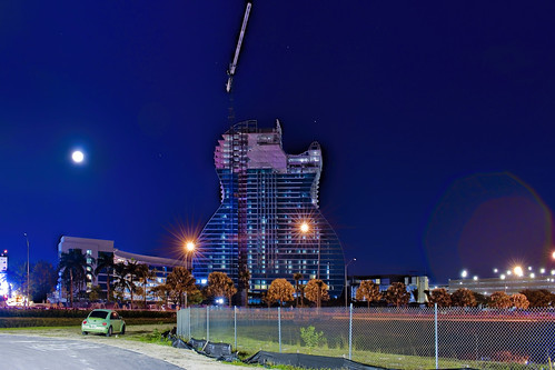 The Guitar Hotel at Seminole Hard Rock, 1 Seminole Way, Hollywood, Florida, Worldwide / Built: 2019 /  Rooms: 638 / Height: 450 feet / Architect: Klai Juba Wald Architects