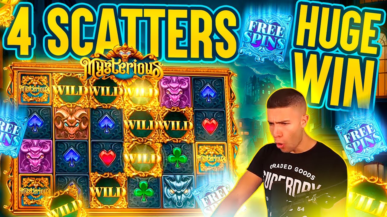 4 SCATTER BONUS ON MYSTERIOUS ? BIG WIN ON PRAGMATIC PLAY ONLINE SLOT MACHINE