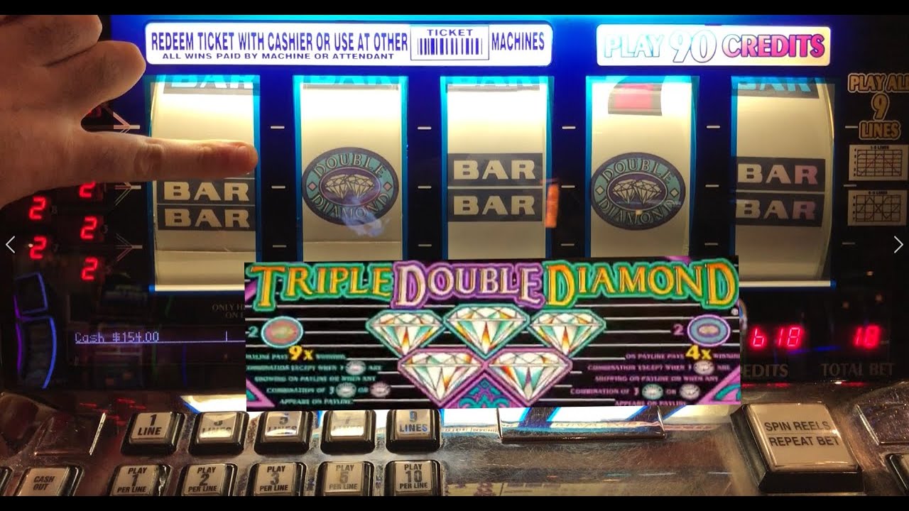CLASSIC OLD SCHOOL Online Casino Australian SLOTS: TRIPLE DOUBLE DIAMOND SLOT PLAY! 5 REEL SLOTS! 9 LINE TDD