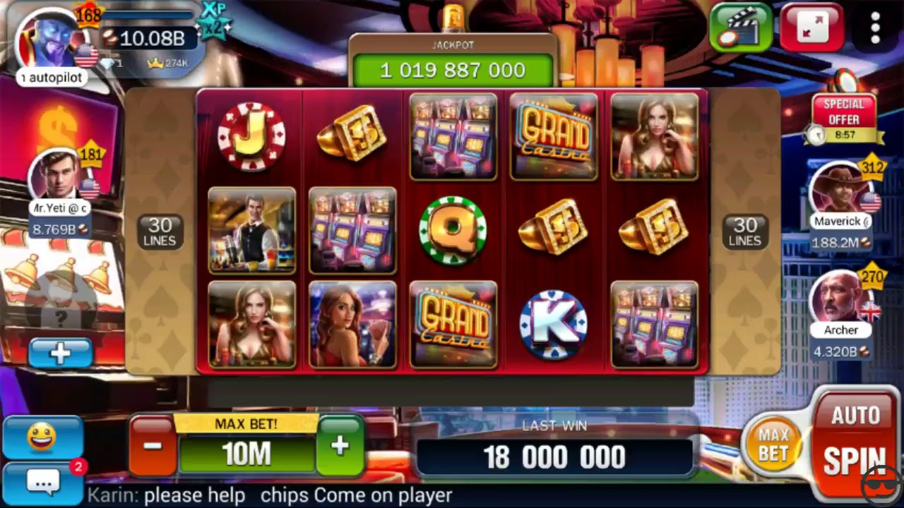 Playing Huuuge Online Casino Australian on Android