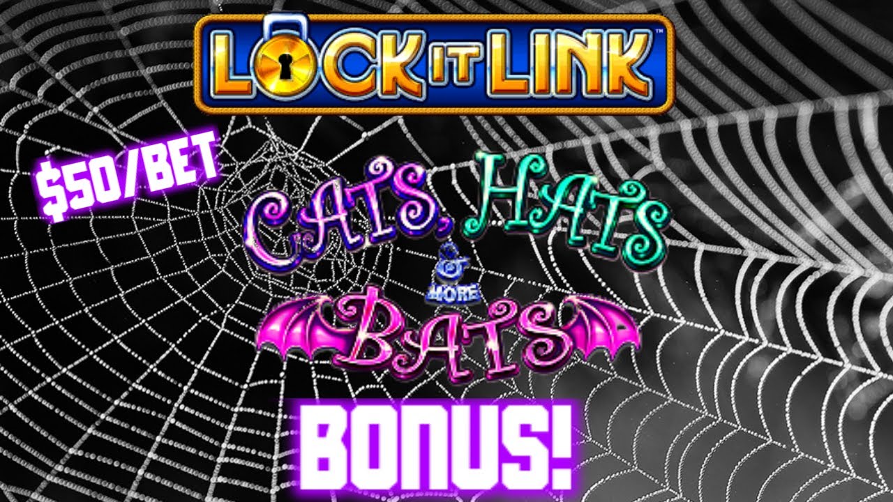 Lock It Link Cats, Hats & more than Bats ? HIGH LIMIT  BONUS ROUND Slot Machine Online Casino Australian