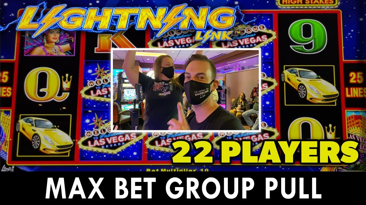 ⚡ ,400 LIGHTNING LINK GROUP SLOT PULL at HARD ROCK TULSA