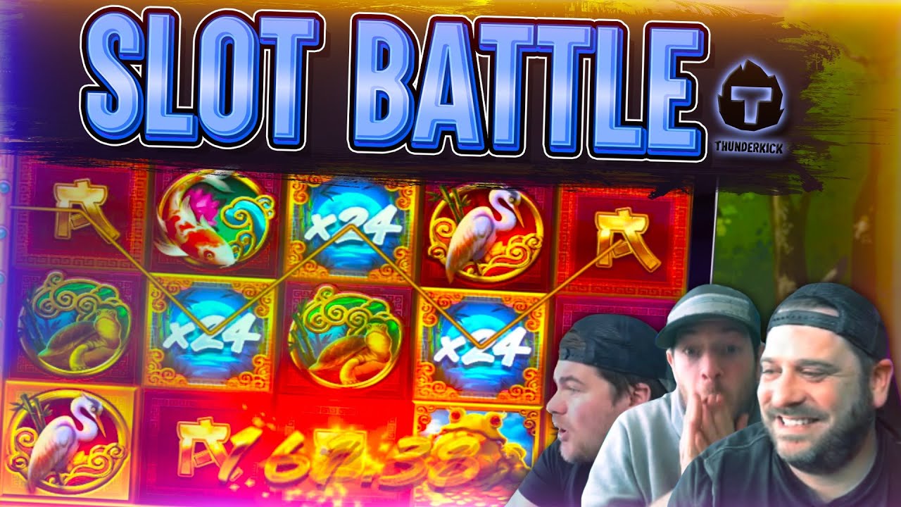 EPIC SLOT BATTLE FEAT. THUNDERKICK SLOTS! LOTS OF DECENT BONUSES!!!