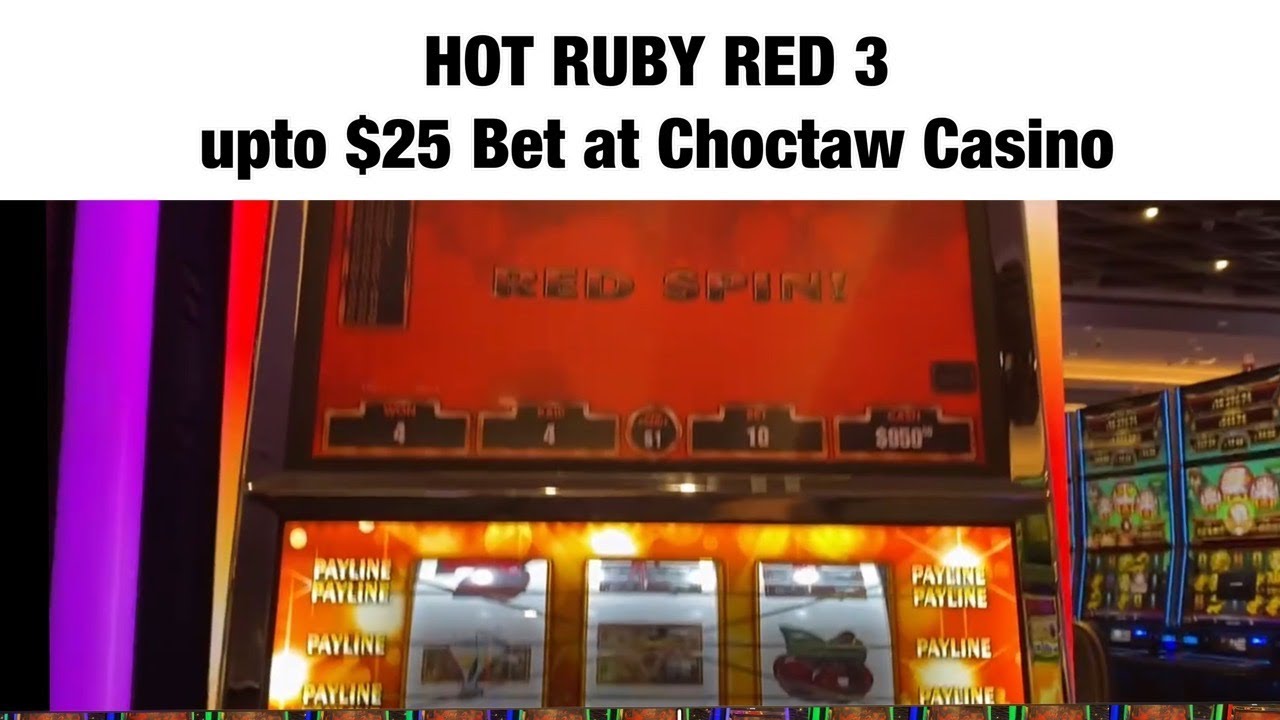 WHAT DOES JEFF PLAY AT THE CHOCTAW Online Casino Australian? HOT RED RUBY 3 UPTO  BET + MYSTERY ELVIS SLOT