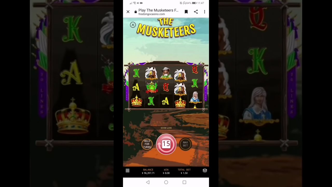THE MUSKETEERS ONLINE SLOTS section 1/2 freebingocasino.com play Online Casino Australian games for free