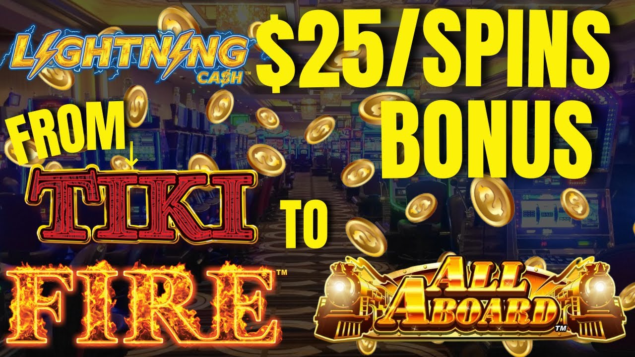 /SPINS From LIGHTNING LINK TIKI FIRE TO ALL ABOARD SEARCHING FOR A BONUS!HIGH LIMIT SLOT LIVEPLAY