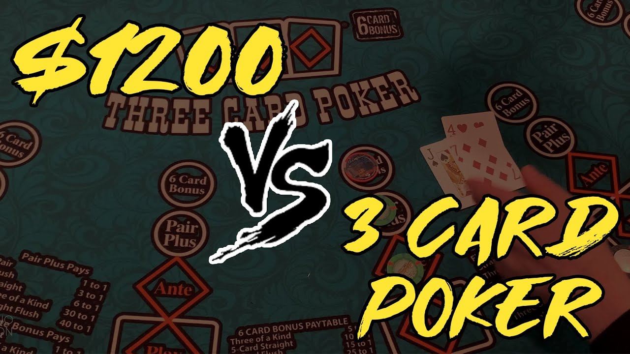3 CARD POKER! Playing The Ante! 00 Buy In