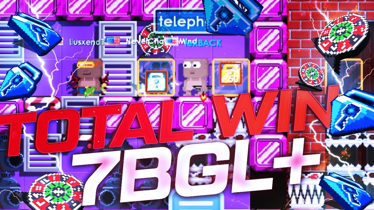 PLAYING REME/CSN TOTAL 7BGL+ WIN ( EPIC WIN ) | Growtopia Online Casino Australian