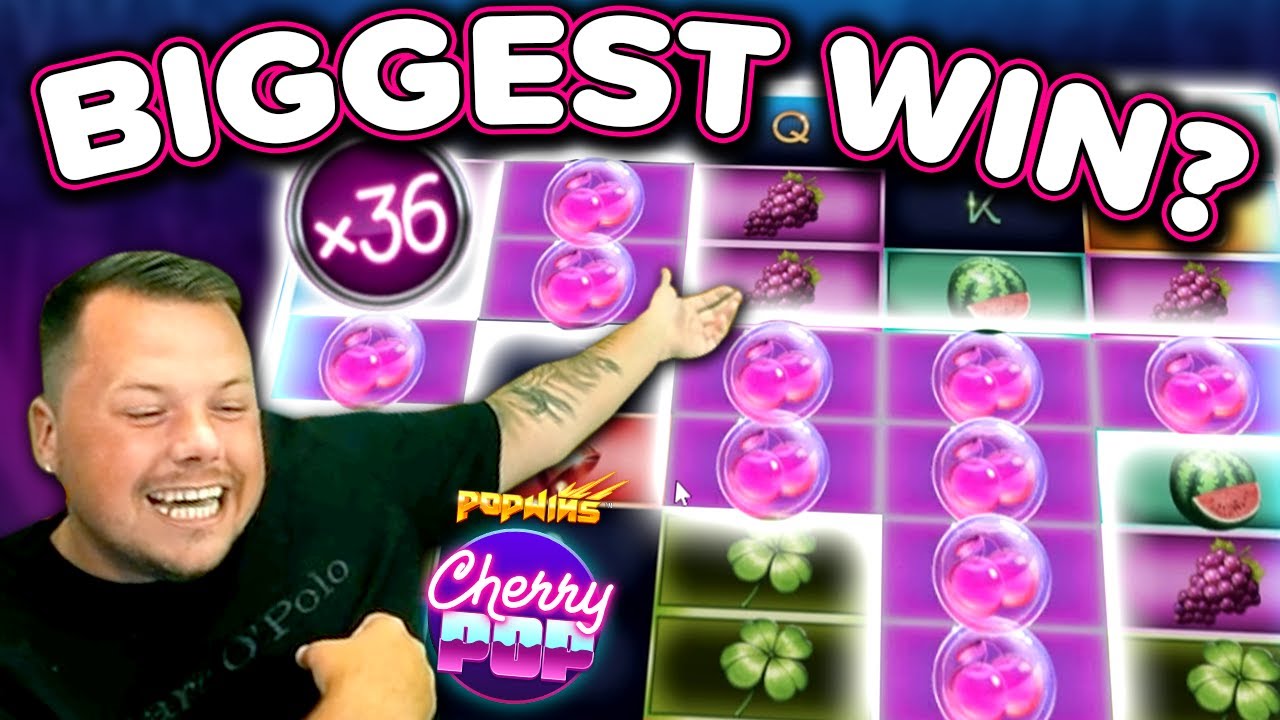 My BIGGEST WIN EVER on Cherry Pop!