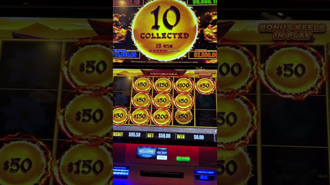  BONUS / HIGH LIMIT SPINS on DRAGON CASH #Shorts