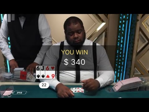 Playing Blackjack Aggressive and 4X winning under 5 minutes #blackjack #Online Casino Australian #onlinecasino