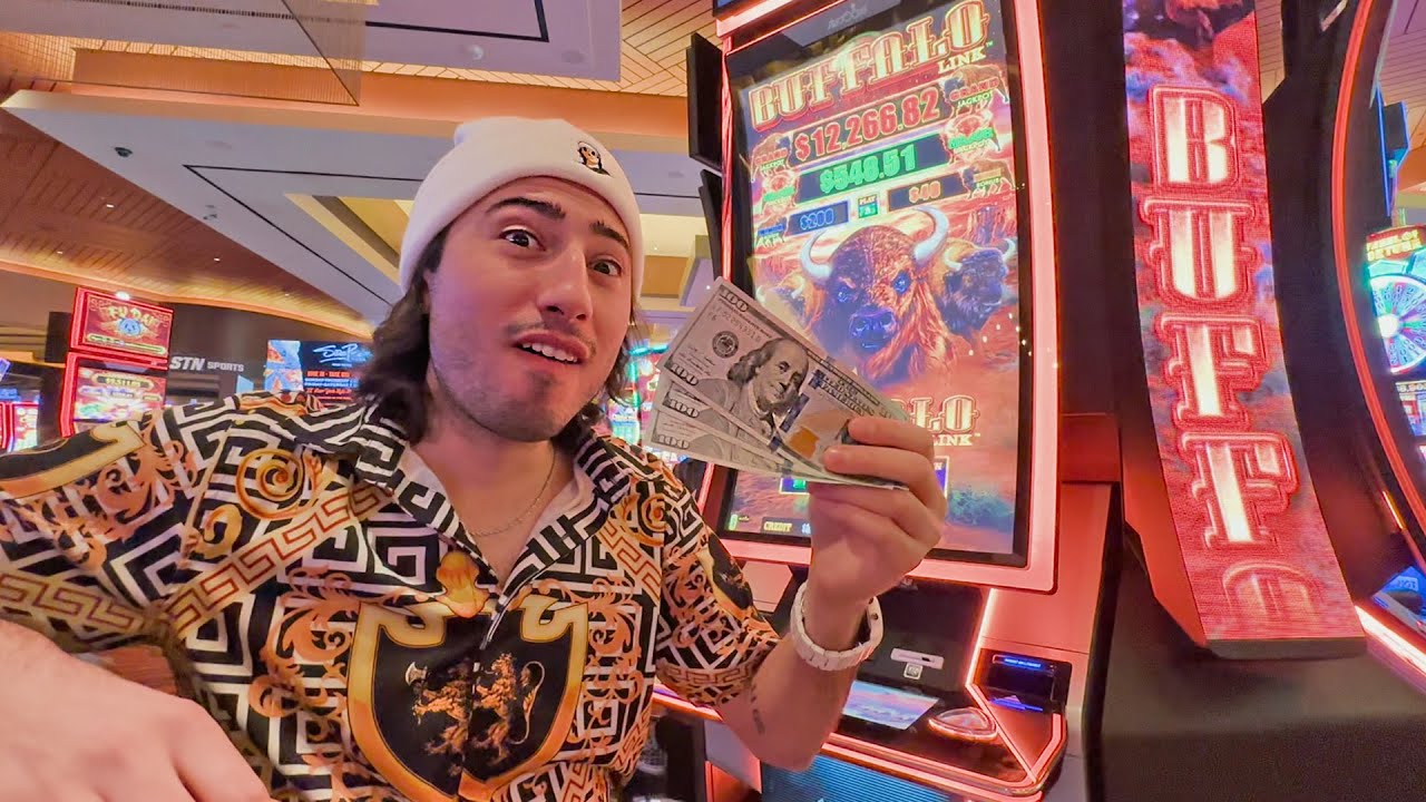 My Exciting Buffalo Link Slot Machine Episode! (Las Vegas Slot Play 2023 ?)