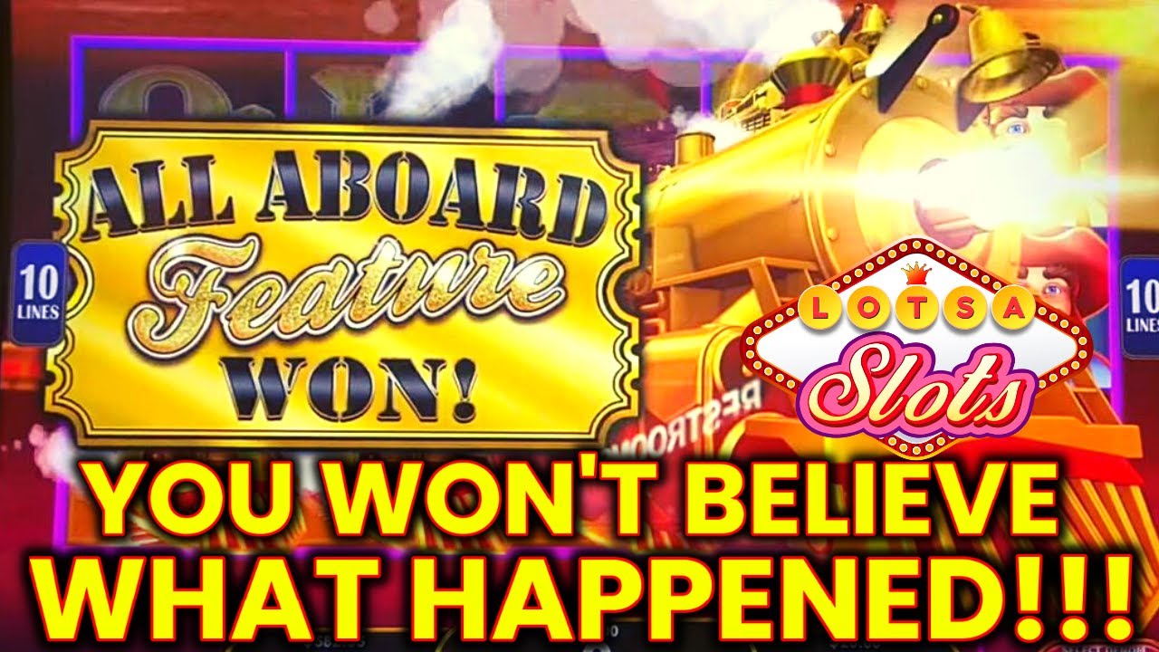 JACKPOT!!! ALL ABOARD IS ON FIRE!!!!! TRAINS TRAINS TRAINS! Live high limit slot play at the Online Casino Australian