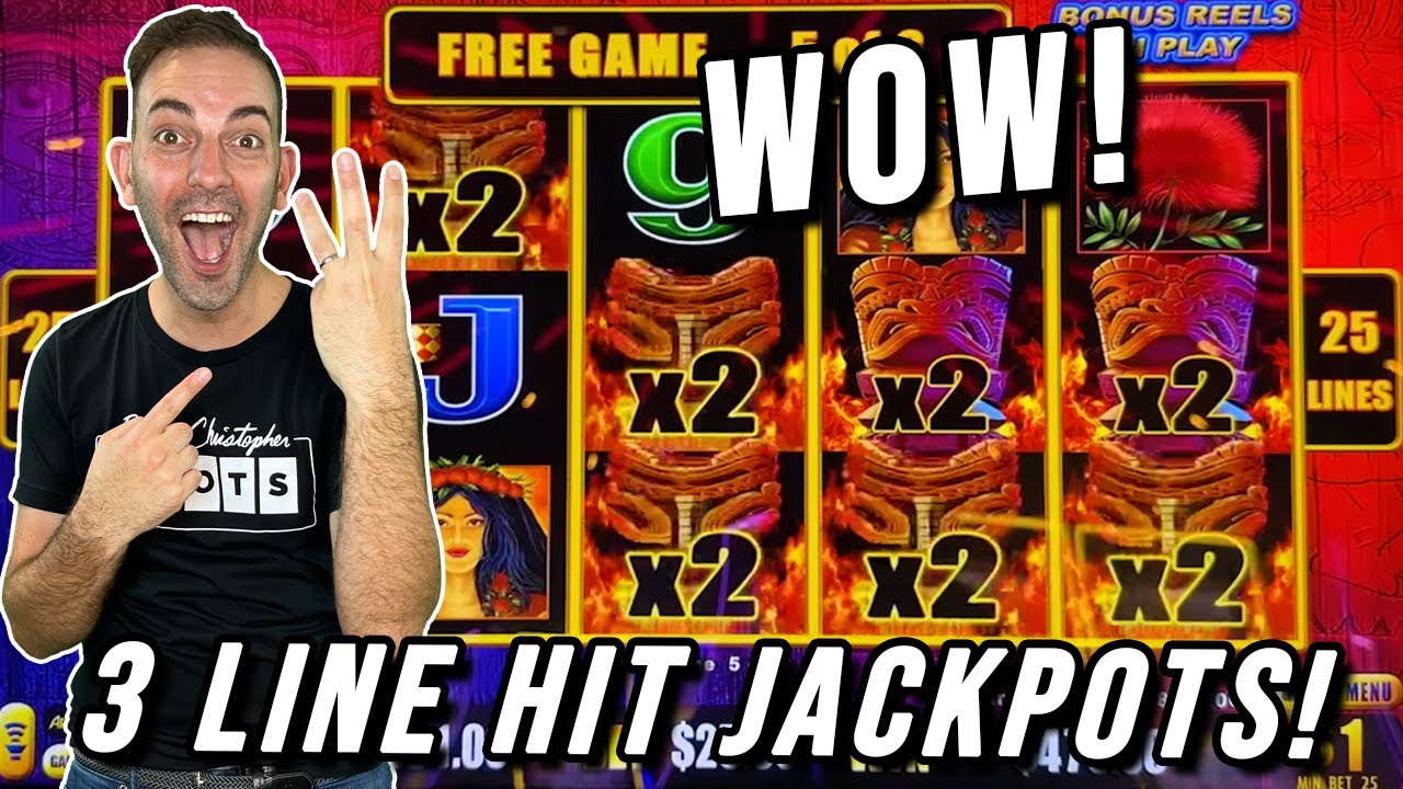 ➤ WOW! I Landed THREE Line Hit JACKPOTS!