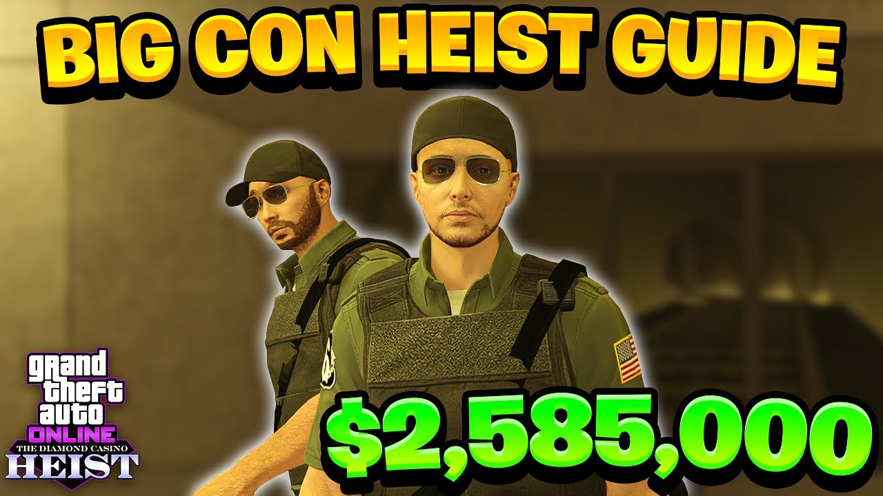 2 Player Australian Casino Heist Big Con Step By Step Walkthrough (GTA Online Diamond Australian Casino Heist 2023)
